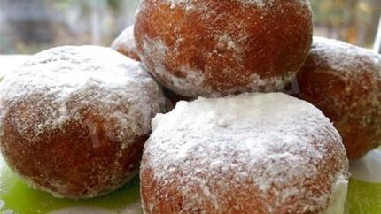 Английские пончики с сахарной пудрой