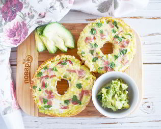 Фаршированные пончики на завтрак