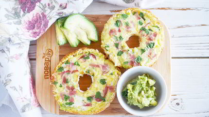 Фаршированные пончики на завтрак