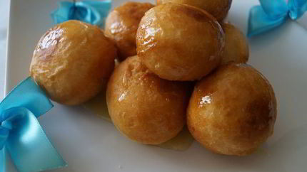 Греческие пончики Лукумадес