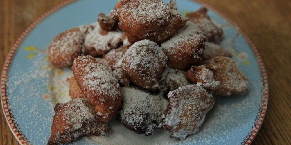 Рецепт картофельных пончиков с корицей