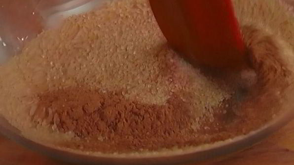 картофельные пончики с корицей