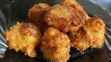 Пивные пончики с грушей