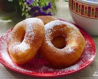 Пончики на дрожжах жареные