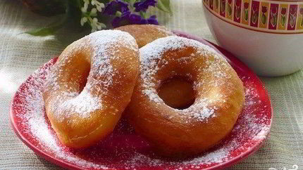 Пончики на дрожжах жареные