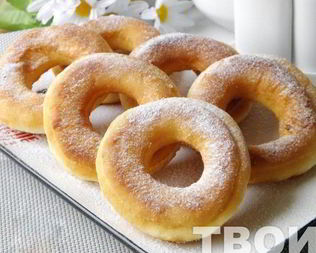 Пончики на кефире