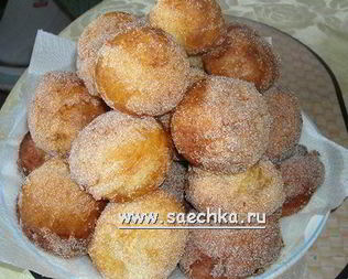 Пончики с творогом