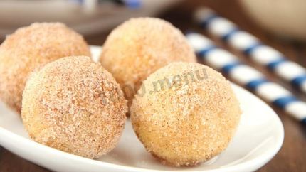 Творожные пончики во фритюре