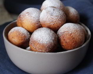 Ванильные пончики на соде