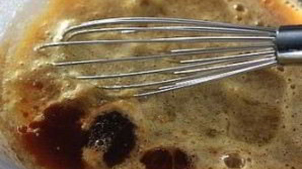 яблочные пончики с карамелью