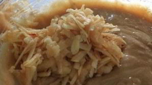 яблочные пончики с карамелью