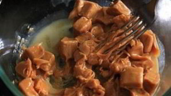 яблочные пончики с карамелью