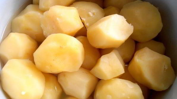 заварные картофельные пончики