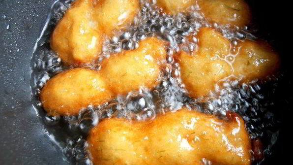 заварные картофельные пончики