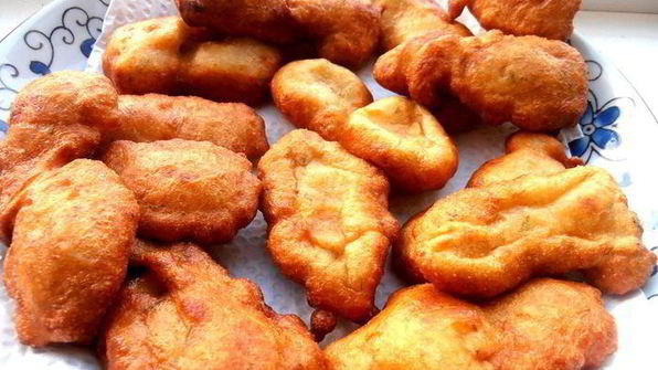заварные картофельные пончики