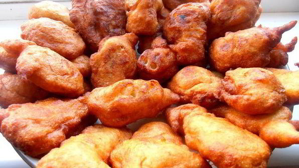 заварные картофельные пончики