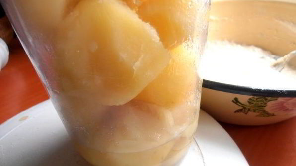 заварные картофельные пончики