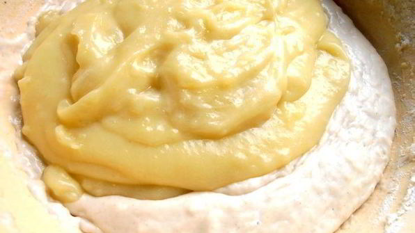 заварные картофельные пончики