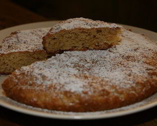 Апельсиновая коврижка с кедровыми орешками