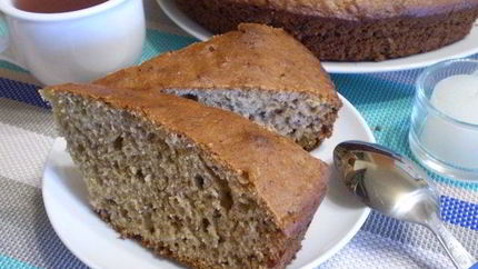 Коврижка с вареньем на кефире