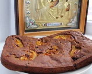 Медово-брусничная коврижка