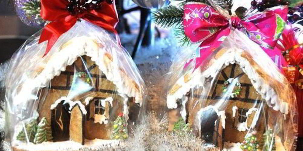 Рецепт новогодних пряничных домиков в подарок