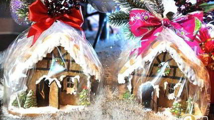 Новогодние пряничные домики в подарок