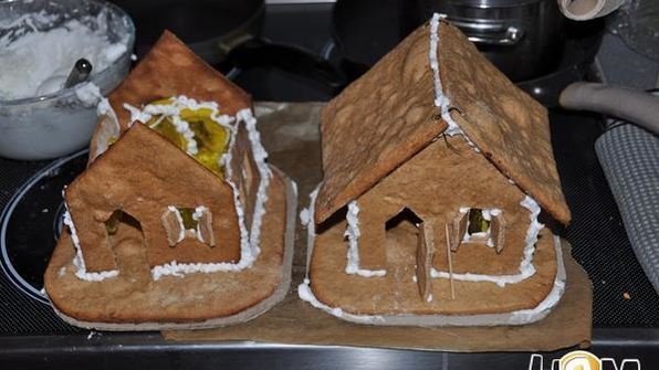 новогодние пряничные домики в подарок