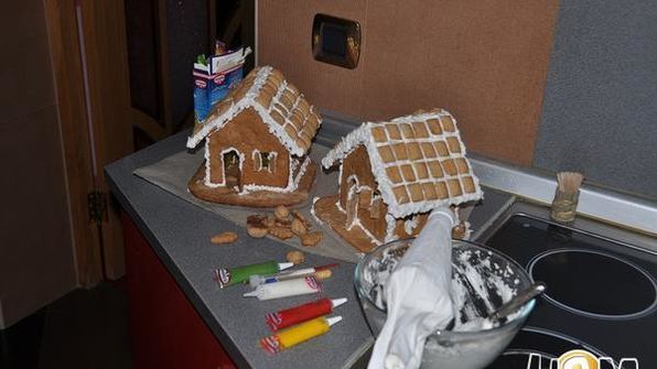 новогодние пряничные домики в подарок