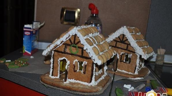 новогодние пряничные домики в подарок