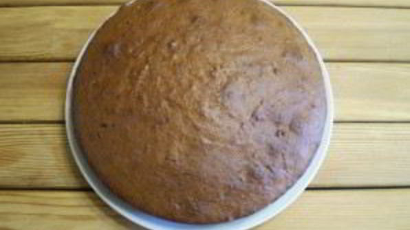 постная коврижка с вареньем