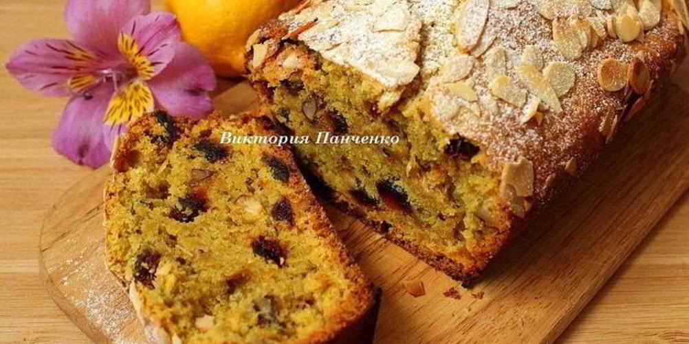 Рецепт постной лимонной коврижки