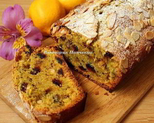 Постная лимонная коврижка