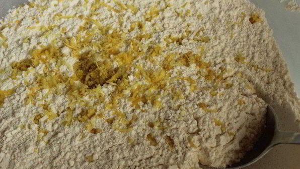 постная лимонная коврижка