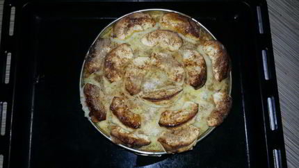 Ленивая шарлотка