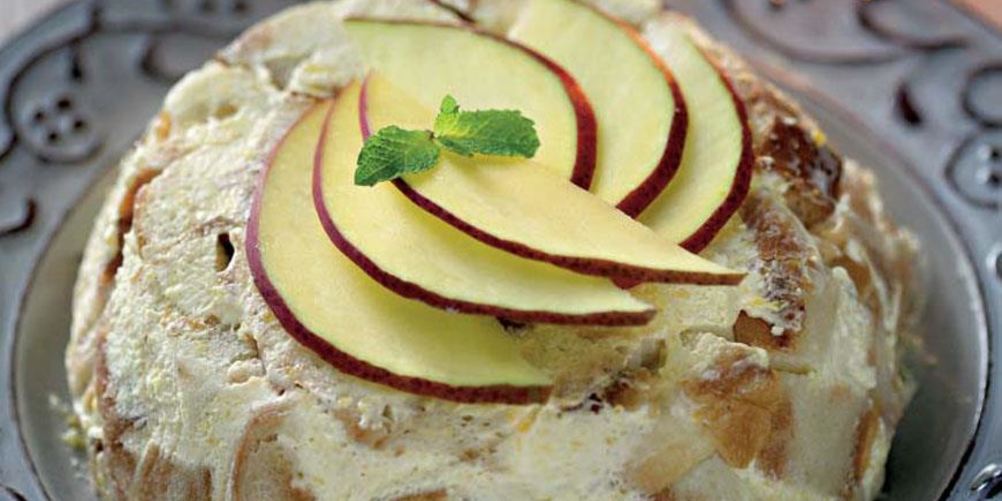 Рецепт мексиканской ванильной шарлотки с манго