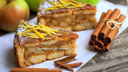 Необычная шарлотка