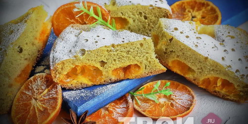 Рецепт шарлотки из мандаринов