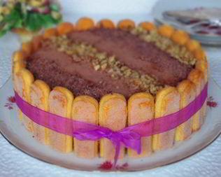 Шарлотка Ореховое тирамису