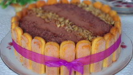 Шарлотка Ореховое тирамису