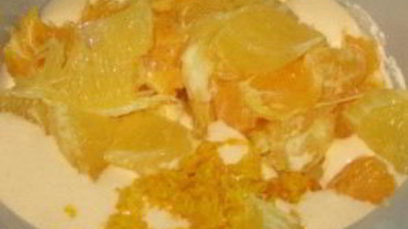 шарлотка с апельсинами в мультиварке