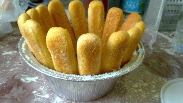 шарлотка с савоярди