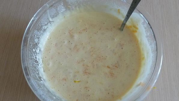 шарлотка с тыквой и печеньем