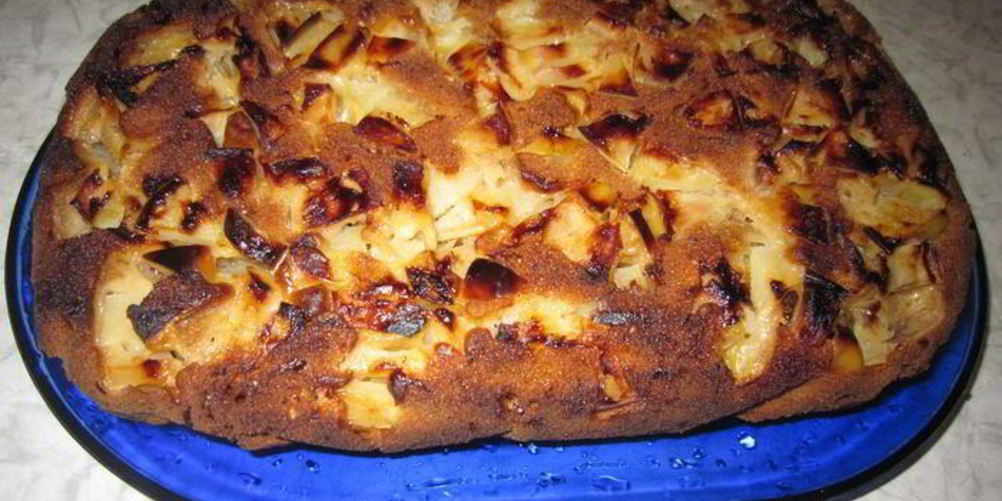 Рецепт веганской шарлотки