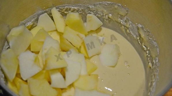 яблочная шарлотка классика