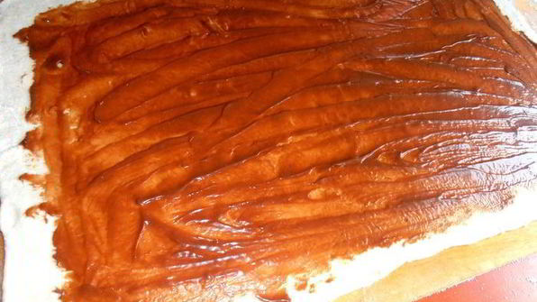 чернично-сливочный штрудель