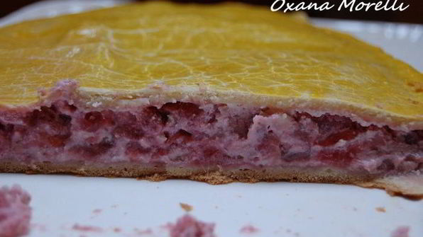 клубничный штрудель с рикоттой