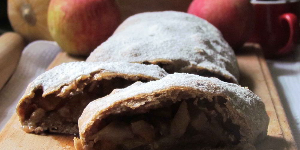 Рецепт органического яблочного штруделя