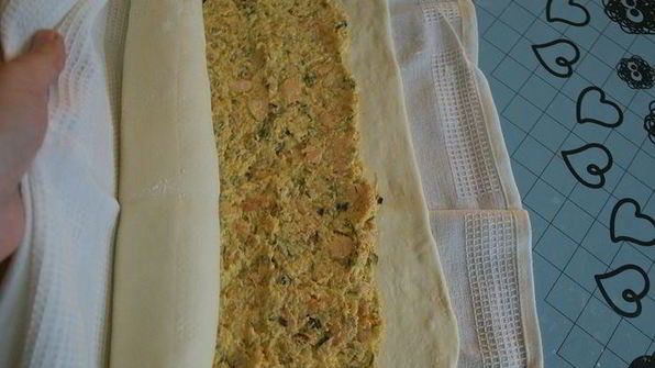 рыбный штрудель