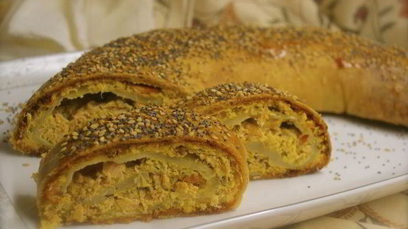 рыбный штрудель